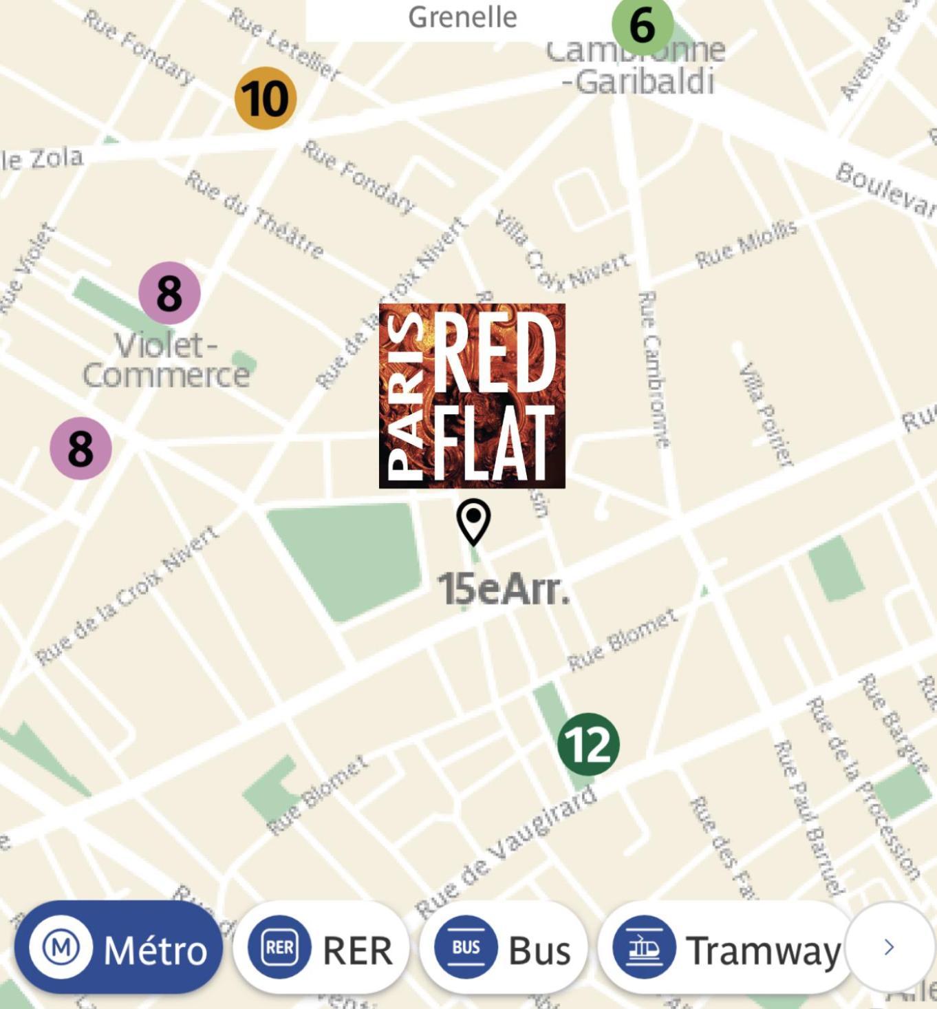 Red Flat Paris Lejlighed Eksteriør billede