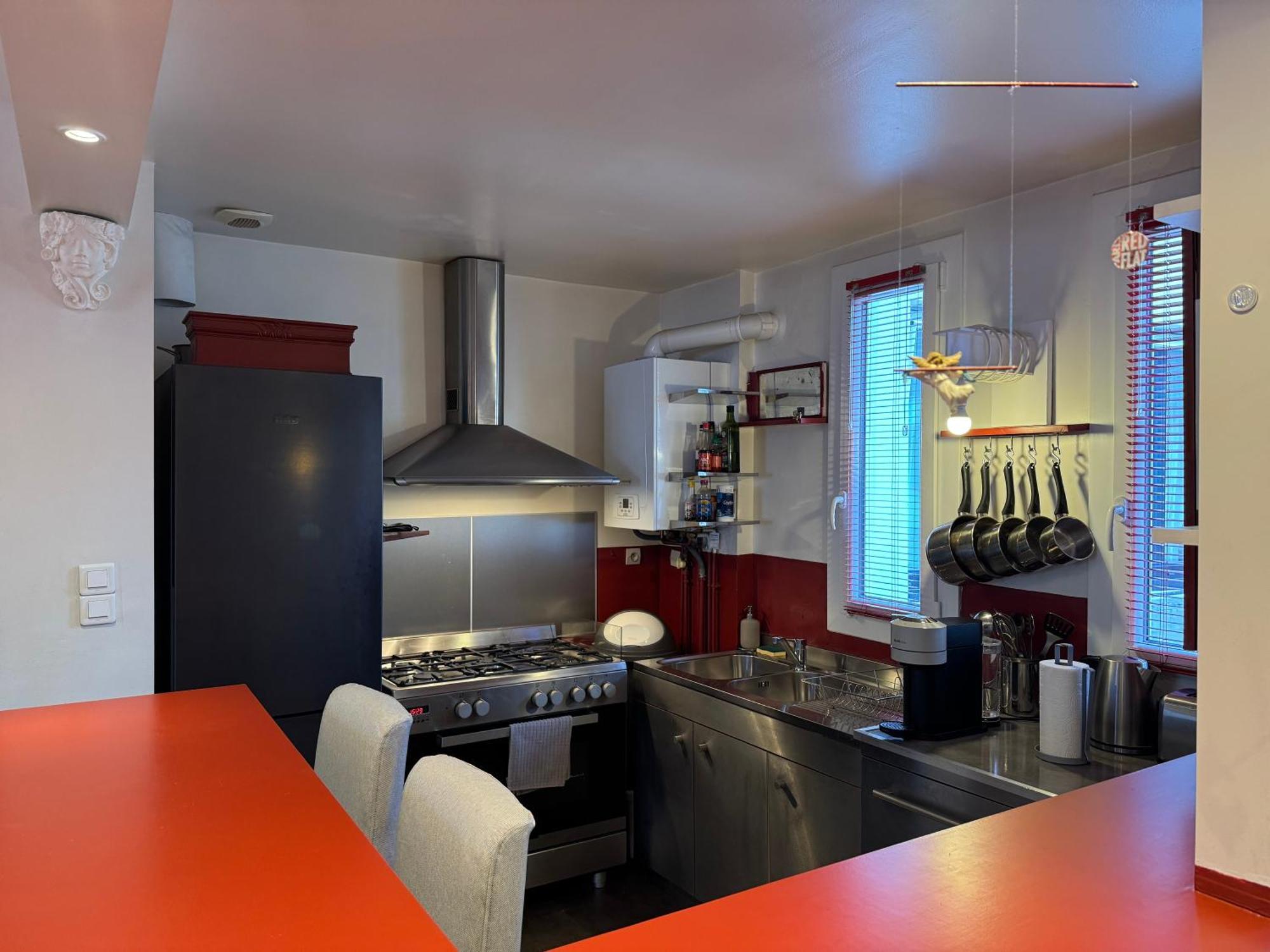 Red Flat Paris Lejlighed Eksteriør billede
